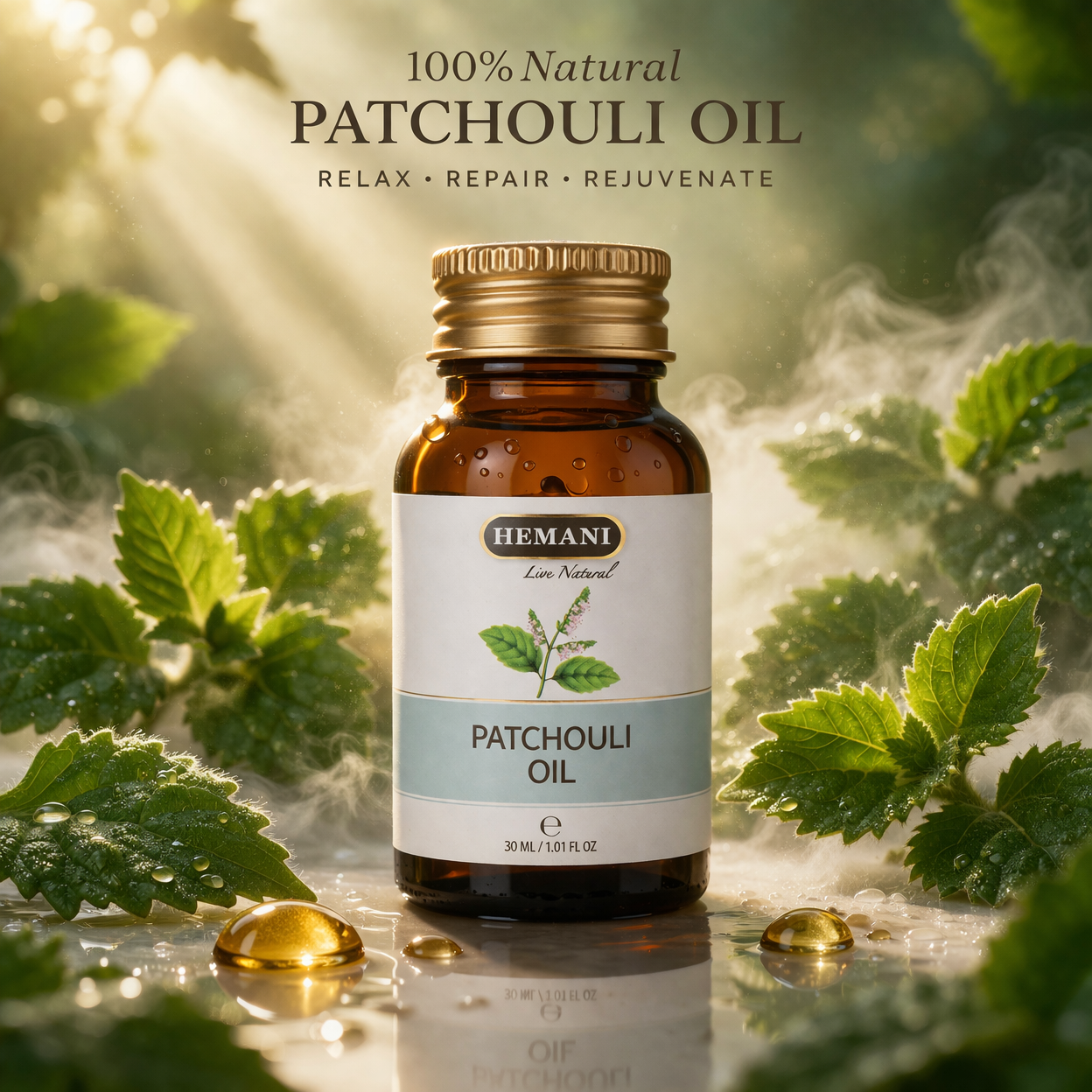 Huile De Fleur De Patchouli Bio Et Naturel thumbnail 3