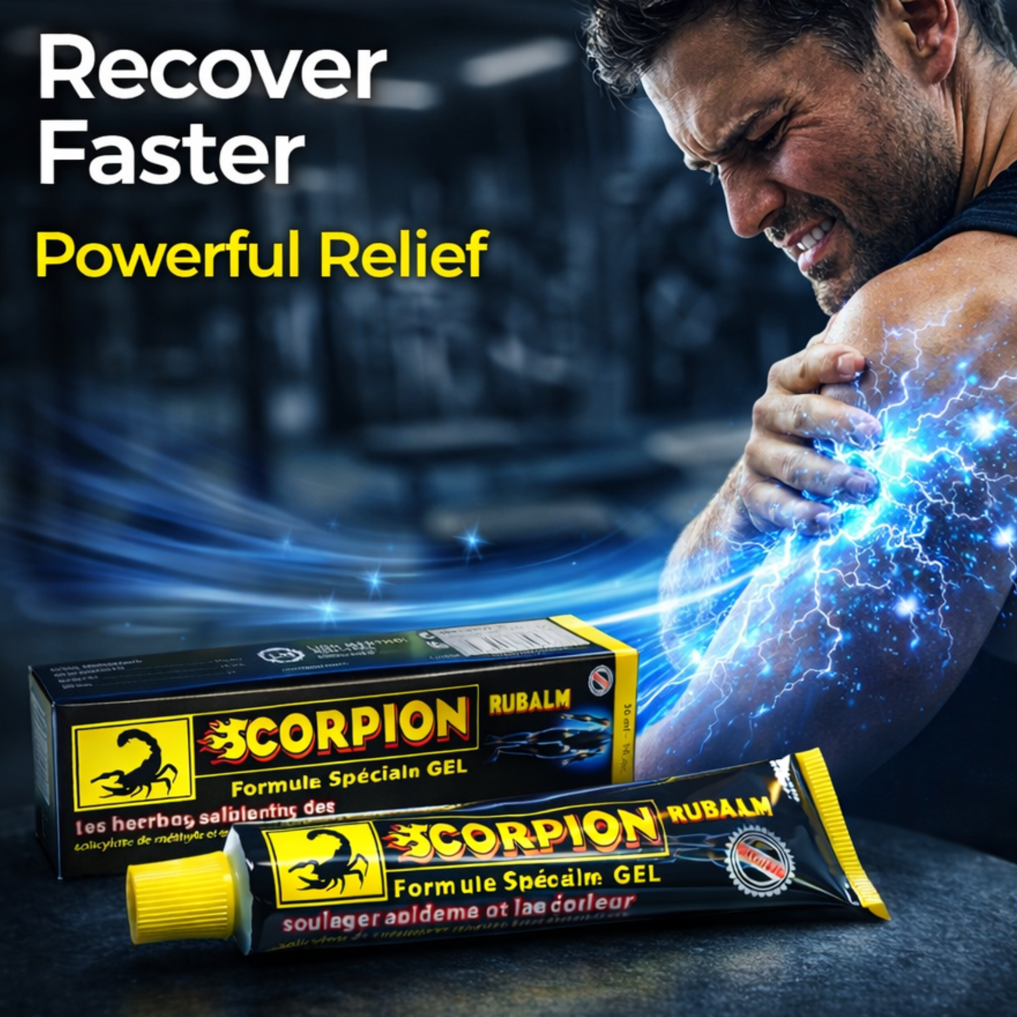 Scorpion Rubalm Gel – Soulagement Rapide Des Douleurs Musculaires Et Articulaires