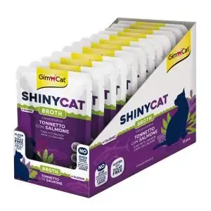Aliment Humide Chat Shinycat Sachet Thon Au Saumon (12x70g)
