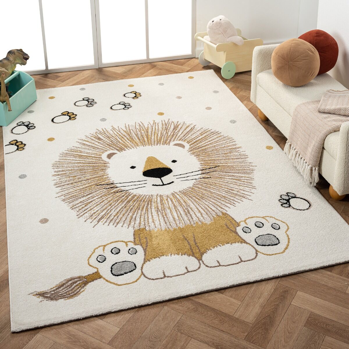 Tapis Enfant Sweetlion Écru thumbnail 3