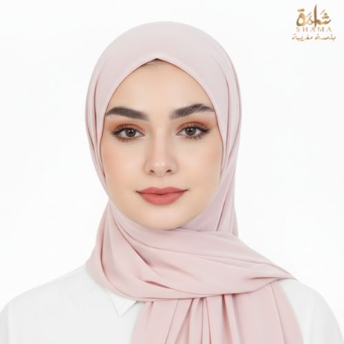 Châle Uni Bambo Hijab Lumière Naturelle