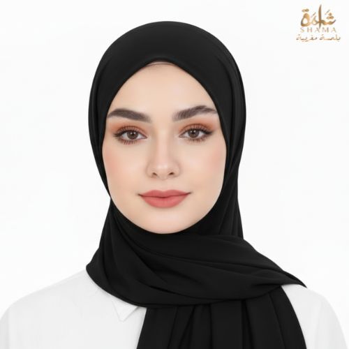 Châle Uni Bambo Hijab Lumière Naturelle thumbnail 2