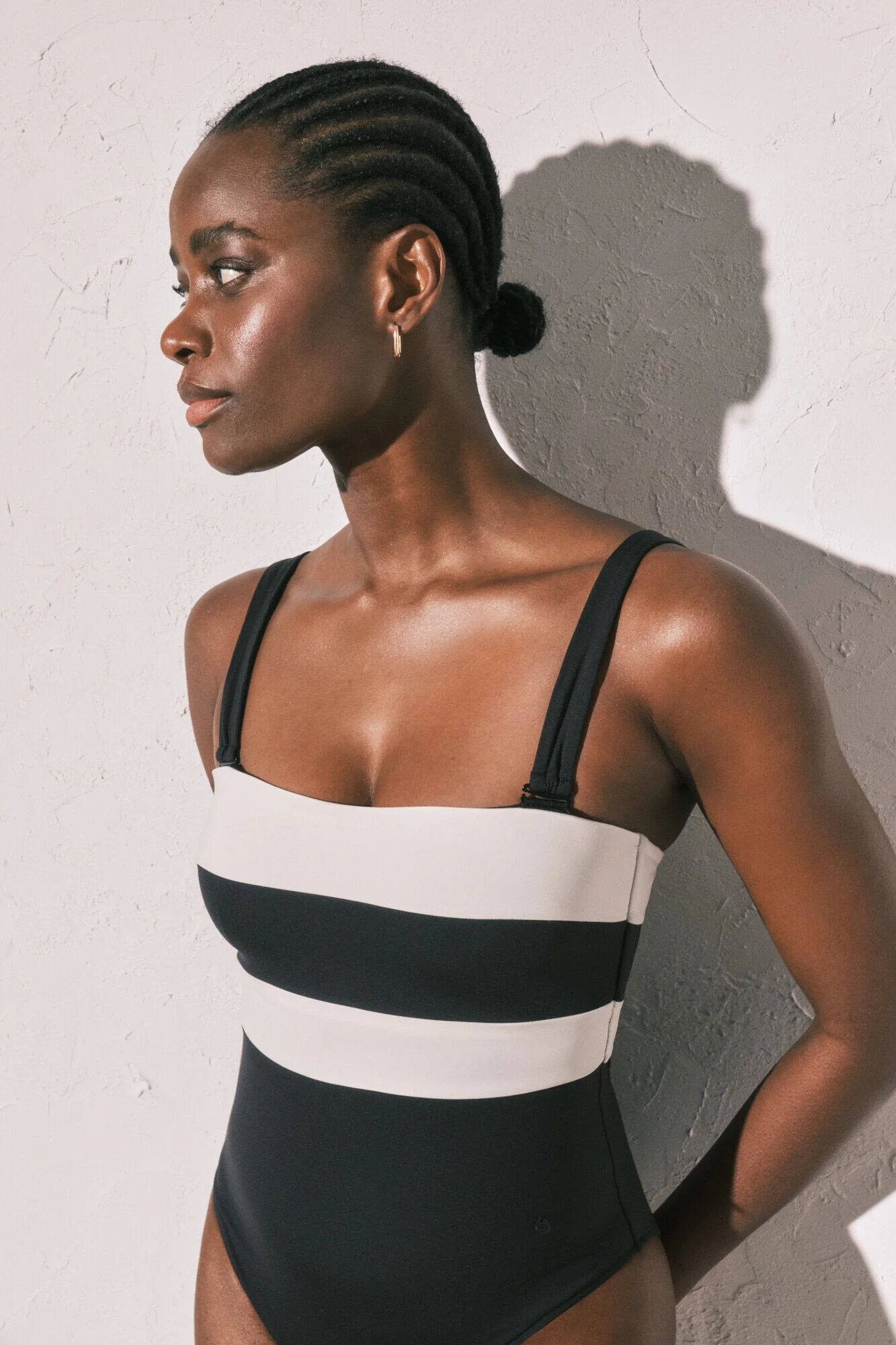 Maillot Bandeau Gainant Color-block
