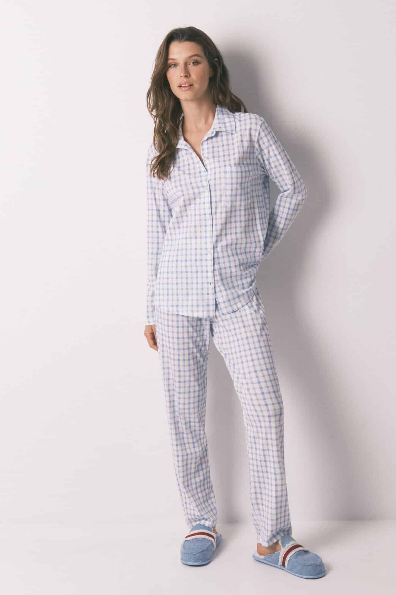Pyjama Chemise En Coton thumbnail 4