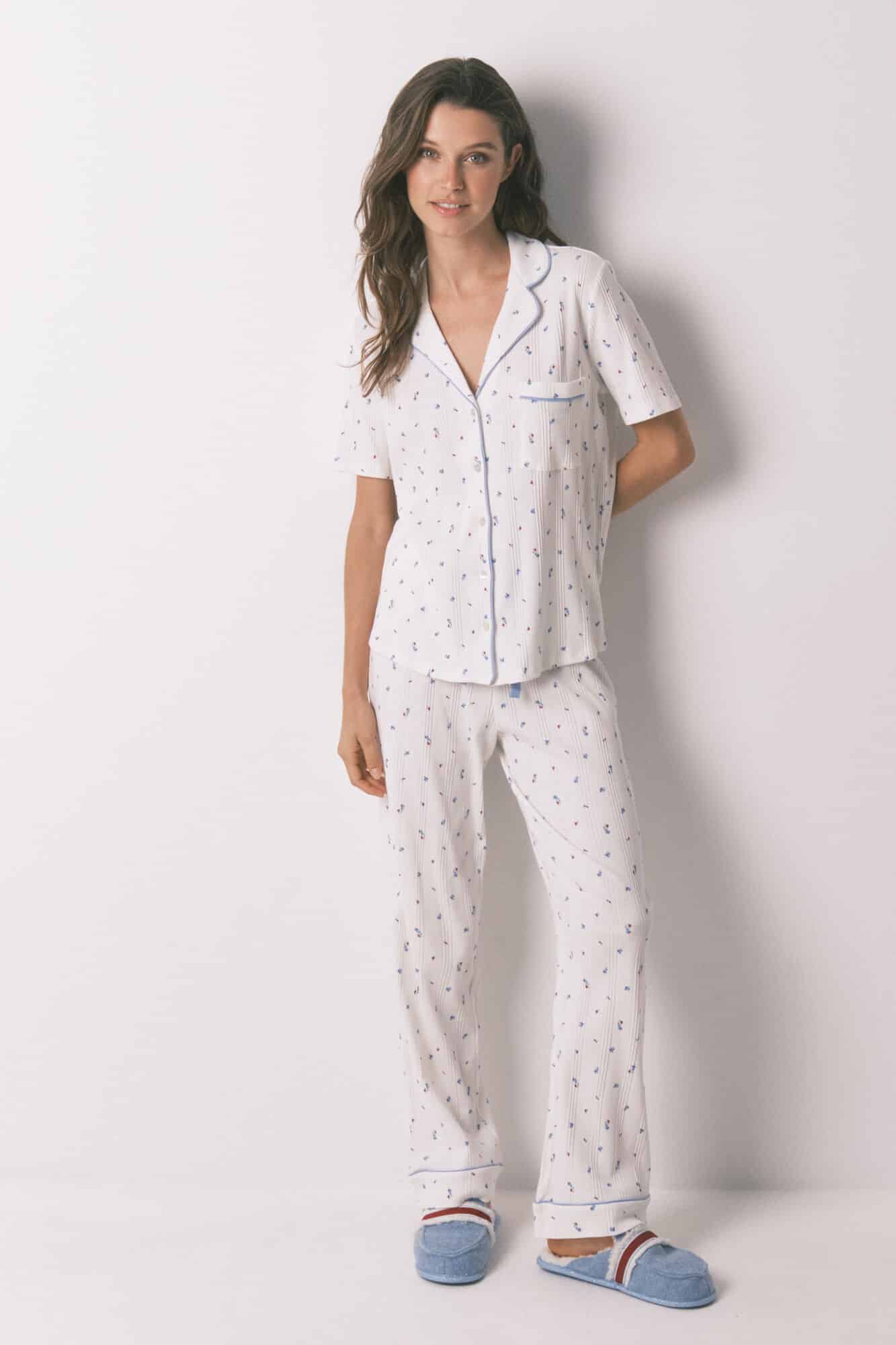 Pyjama chemise en coton thumbnail 4