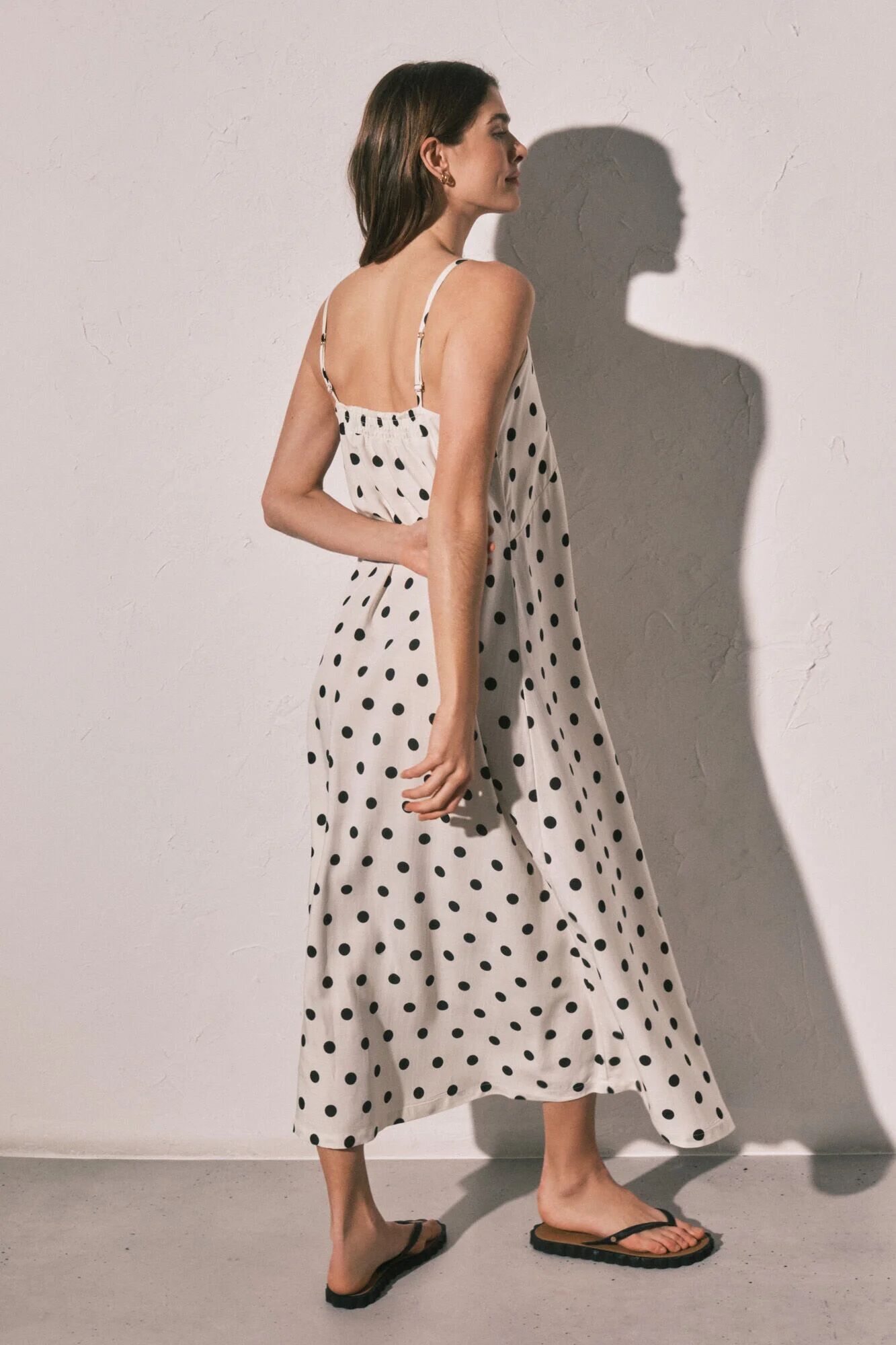 Robe Longue À Pois