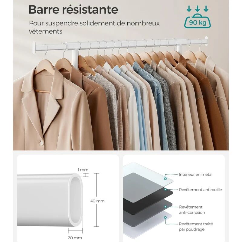 Porte-manteau À Roulettes Extensible thumbnail 4