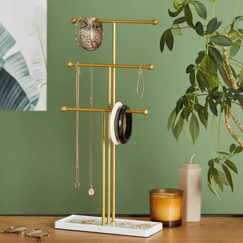 Support Porte-bijoux Doré thumbnail 4