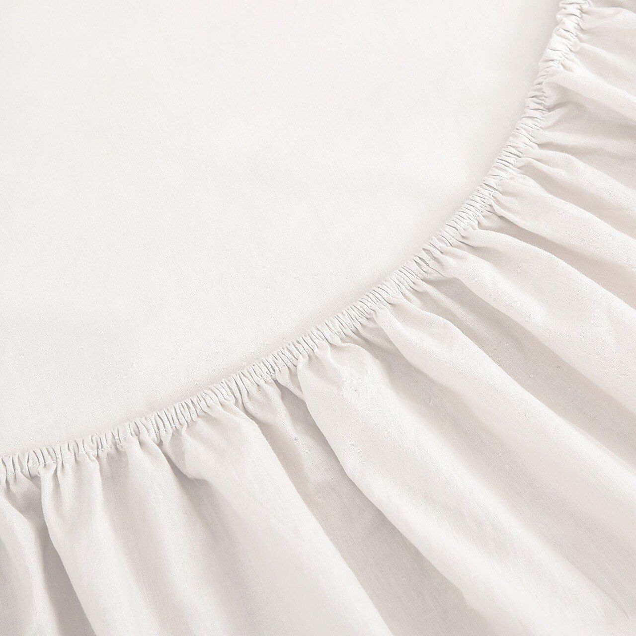 Pack Draps Blanc 1 Place (drap Housse + Drap Plat + 2 Taies D’oreiller) thumbnail 3