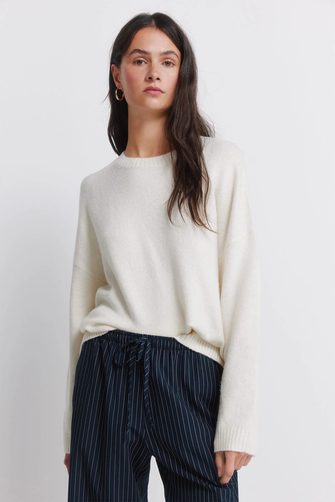 Pantalon Fluide Rayé thumbnail 3