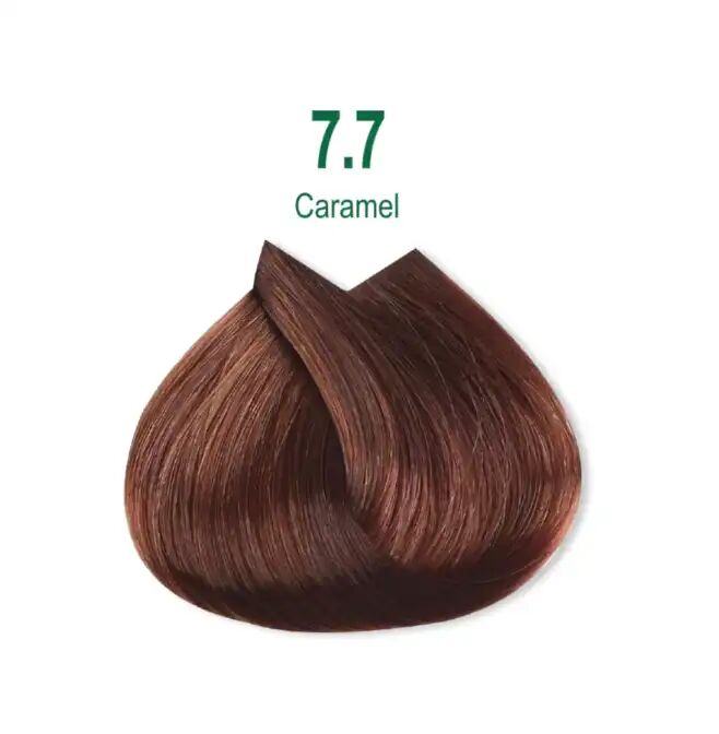 Naturalis Hair Color Cream Set-7.7 Caramel Vegan 60 Ml + 60 Ml