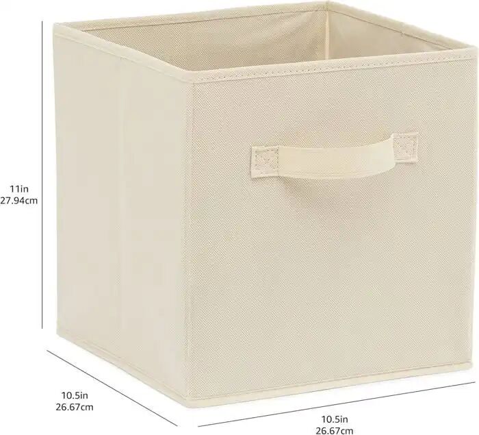 Cubes De Rangement - Lot De 6 - Tissu Pliable