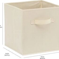 Cubes De Rangement - Lot De 6 - Tissu Pliable