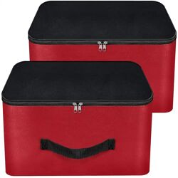 Lot De 2 Grands Sacs De Rangement Robustes Pliables