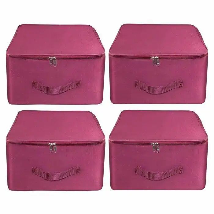 Sac De Rangement 4 Pièces - Nylon - 37 X 33 X 23 Cm - Résistant À L'humidité