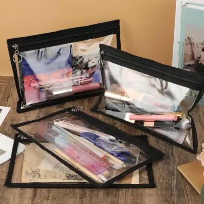 Pochettes Transparentes À Fermeture Éclair - Lot De 8 - Pvc