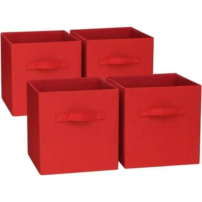 Boîte De Rangement - Organisateur Pliable - 4 Pièces - Non Tissé