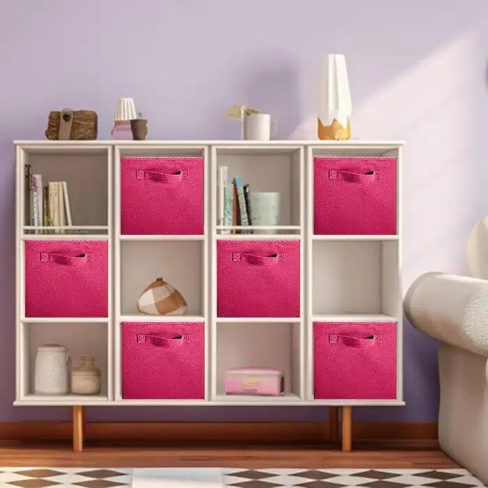 Boite De Rangement - Non Spécifié - Lot De 2 - Tissu - Pliable