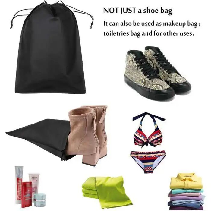 Sacs À Chaussures Protège Imperméable (15 Pcs Noir) thumbnail 3