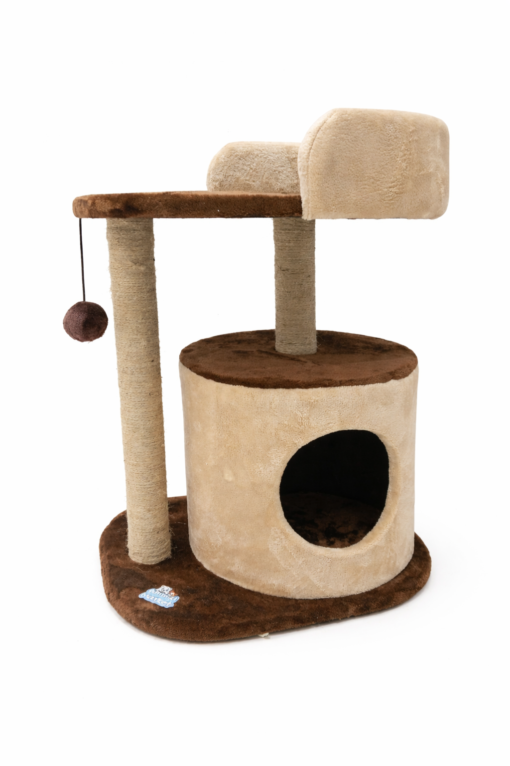 Arbre À Chat Compact Avec Maison & Griffoir