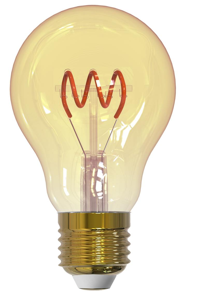 Pack De 10 Ampoule Led A60 4-40w E27-sf-lic 265lm Amber 2200k
