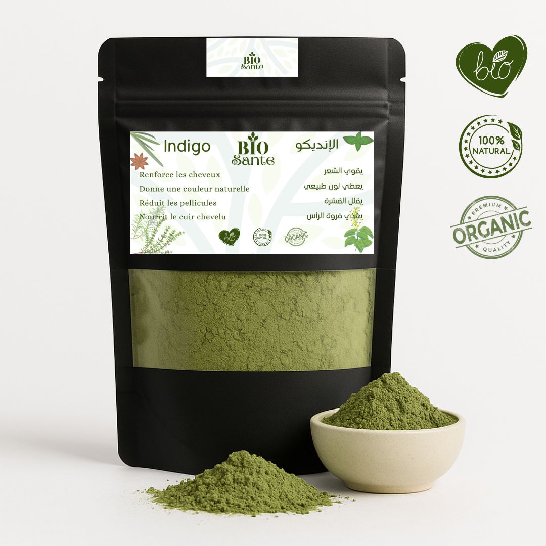 Indigo Végétal Beldi Coloration Naturelle Cheveux