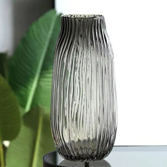 CINZA VASE EN VERRE AMBRE thumbnail 2