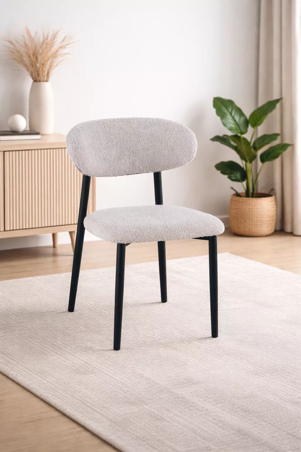 Amandine Chaise De Salle A Manger - Gris