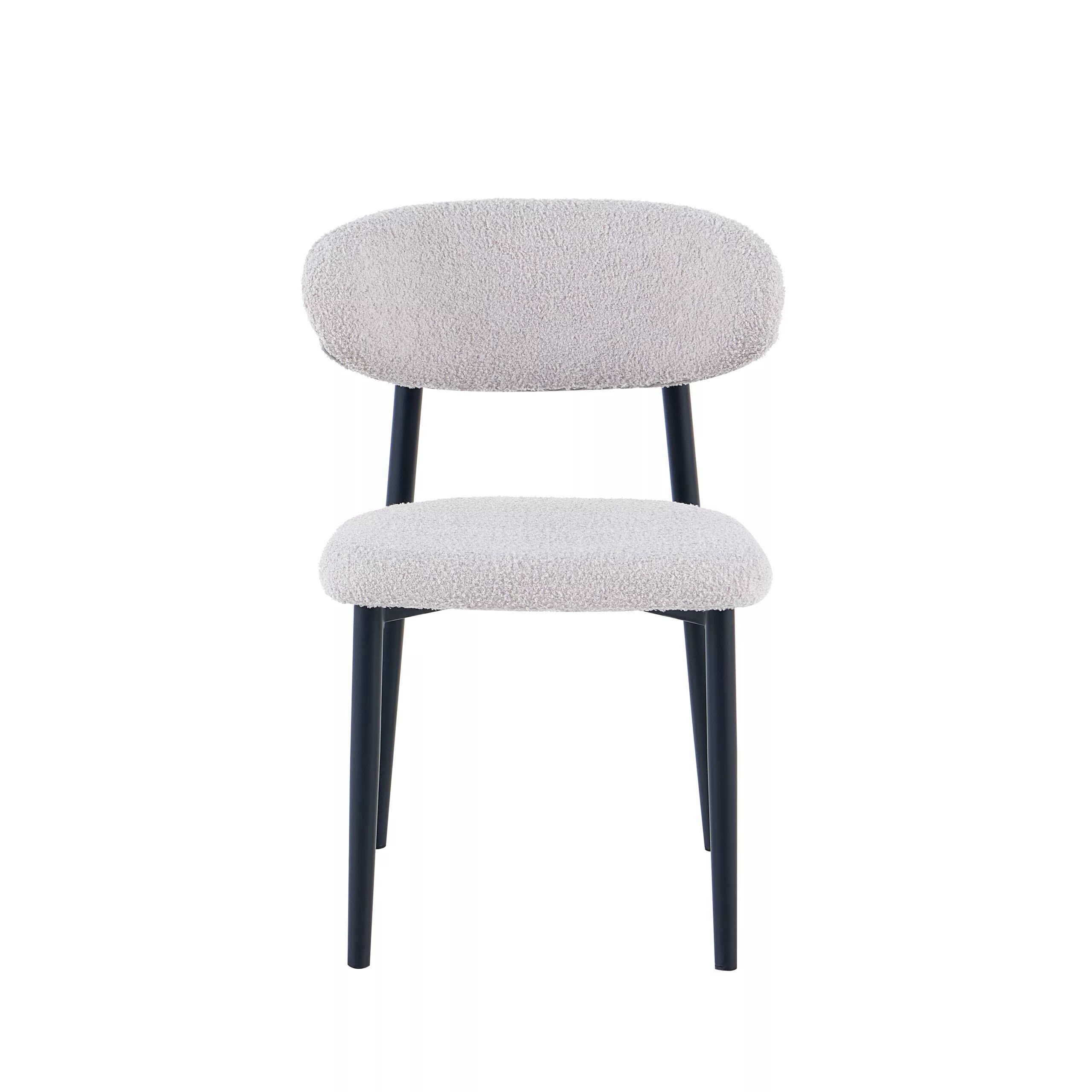 Amandine Chaise De Salle A Manger - Gris thumbnail 4