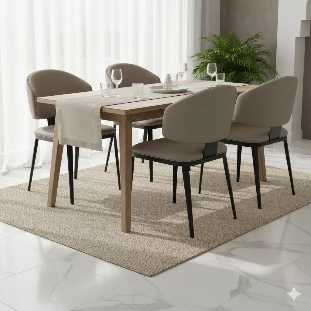 Lucie Chaise De Salle A Manger - Taupe