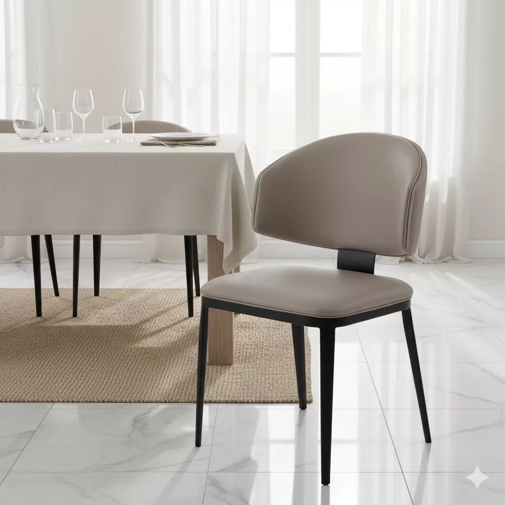 Lucie Chaise De Salle A Manger - Taupe