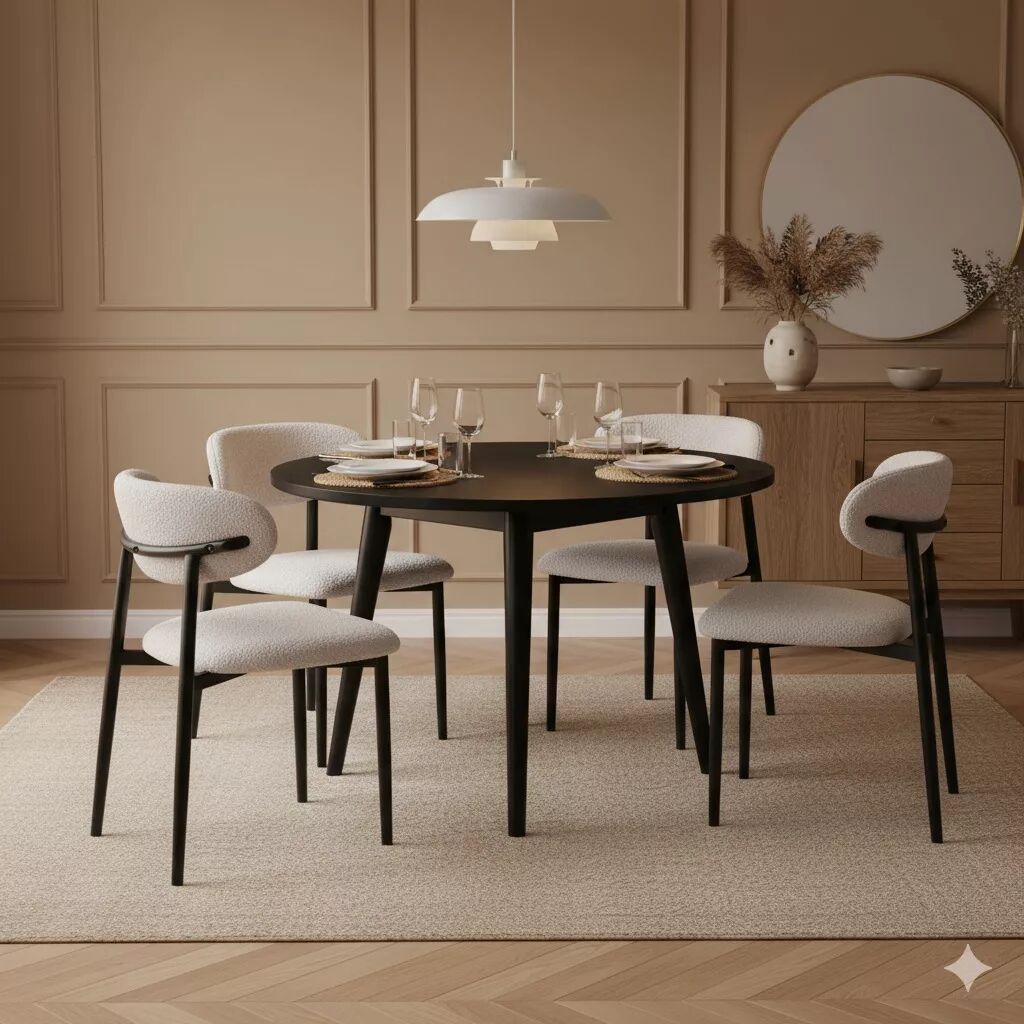 Amandine Chaise De Salle A Manger - Gris thumbnail 3