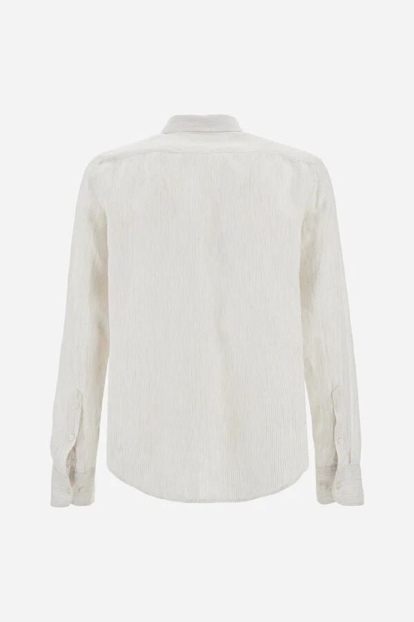 Chemise Lin Rayée Manches Longues - Taron thumbnail 2