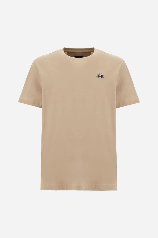 T-shirt En Jersey De Coton Avec Petit Logo - Serge