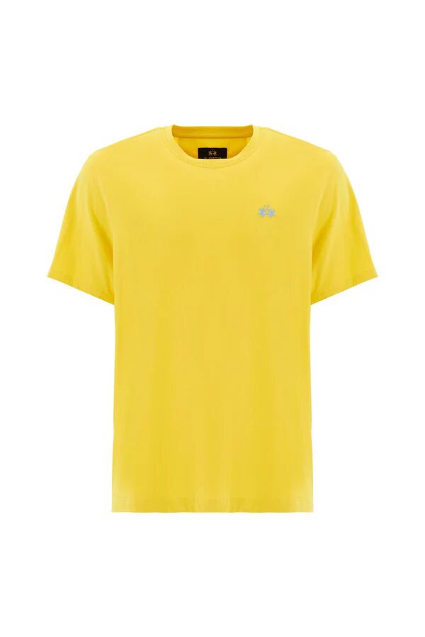 T-shirt En Jersey De Coton Avec Petit Logo - Serge