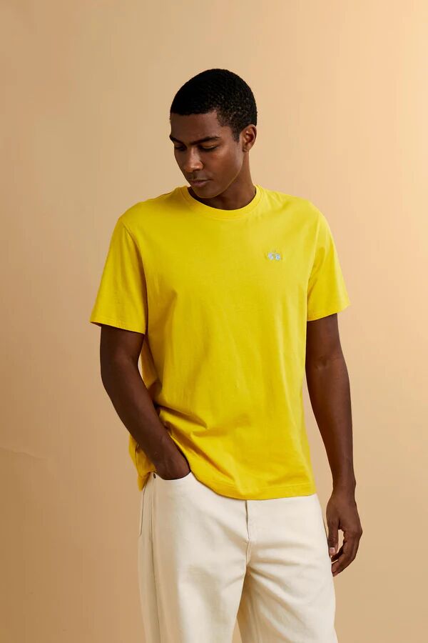T-shirt En Jersey De Coton Avec Petit Logo - Serge thumbnail 2