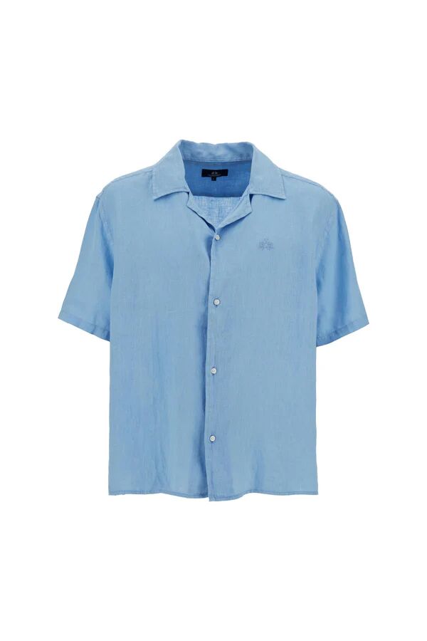 Chemise Bowling Homme En Pur Lin Coupe Décontractée Estivale Varoun