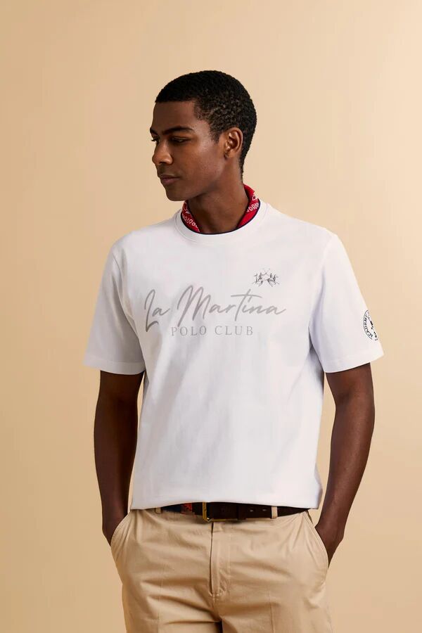 T-shirt En Jersey Épais « Polo Club » – Clodoveo