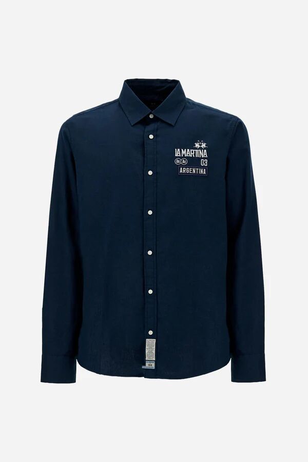 Chemise En Coton Et Lin Polo Team Argentina - Cornelio