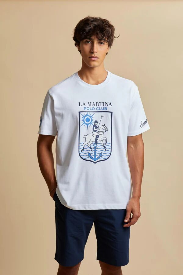 T-shirt En Jersey La Martina Polo Club – Constantino thumbnail 3
