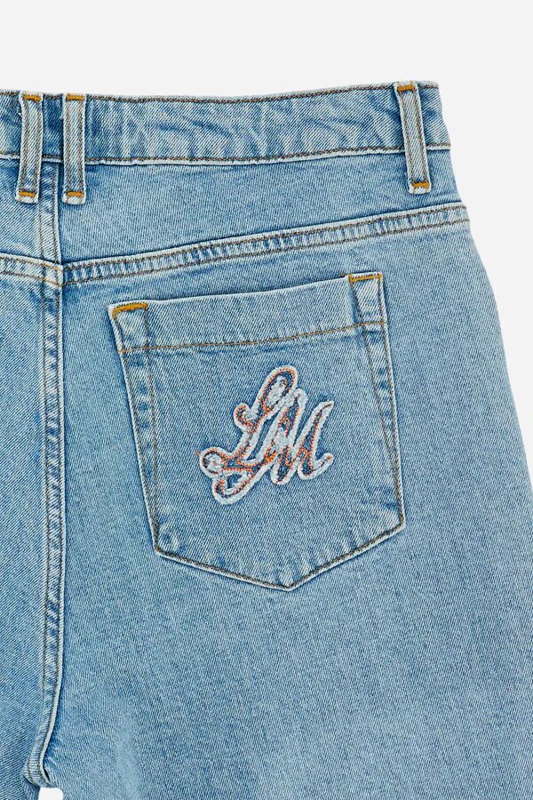 Jean Wide Leg En Denim À Bord Brut – Clyde