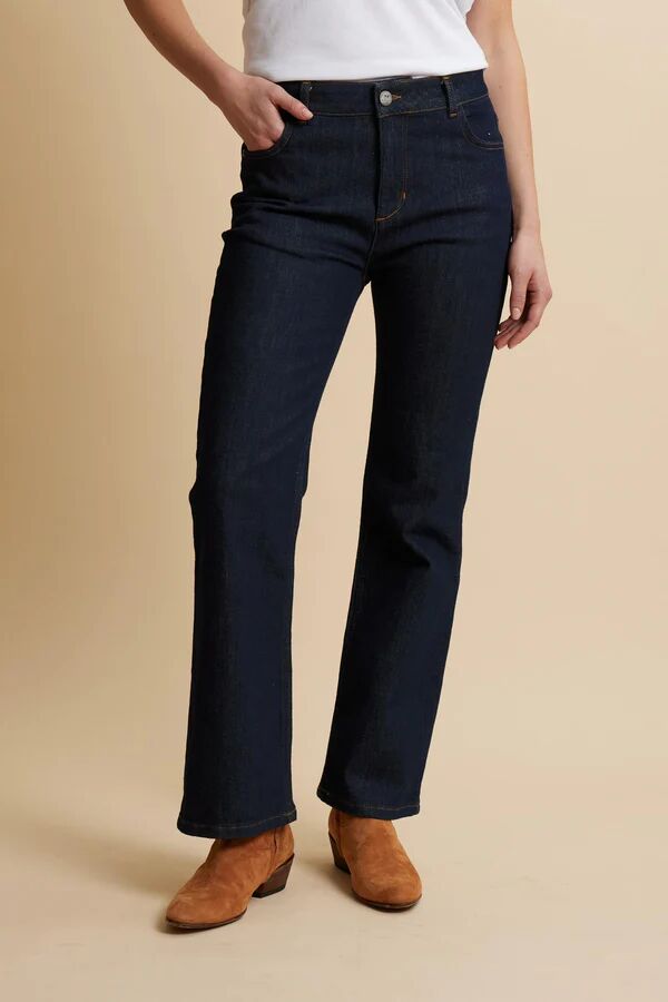 Jean Slim Fit En Denim Bleu Moyen – Donatella