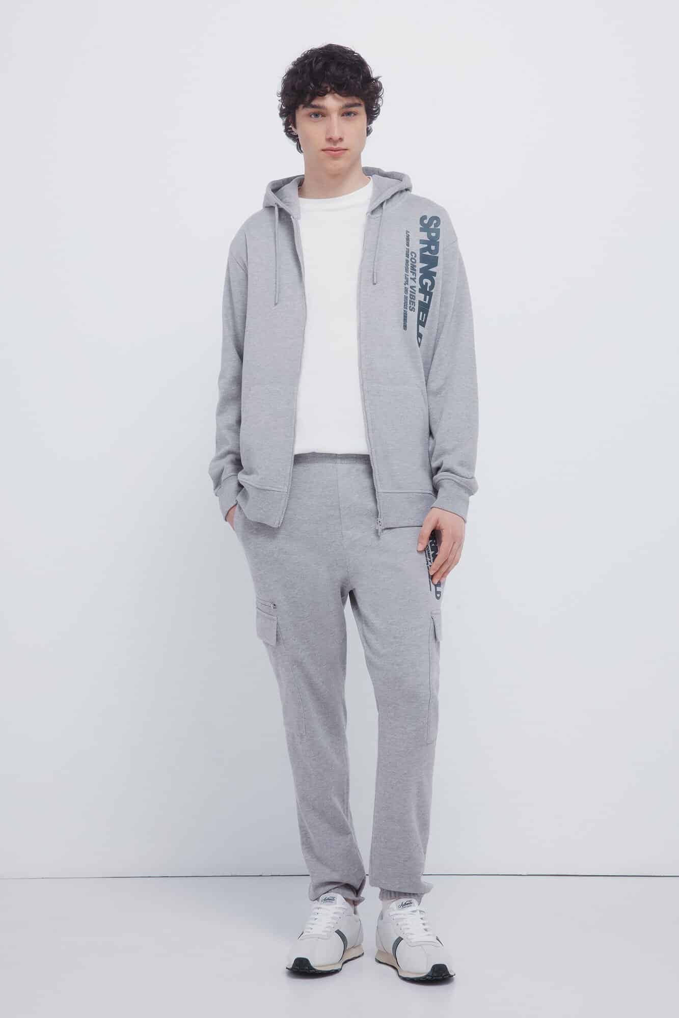 Sweat-shirt Zippé Chiné thumbnail 3