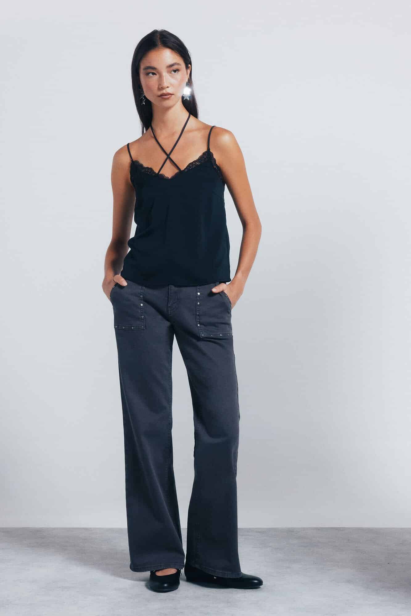 Pantalon Carpenter Avec Clous