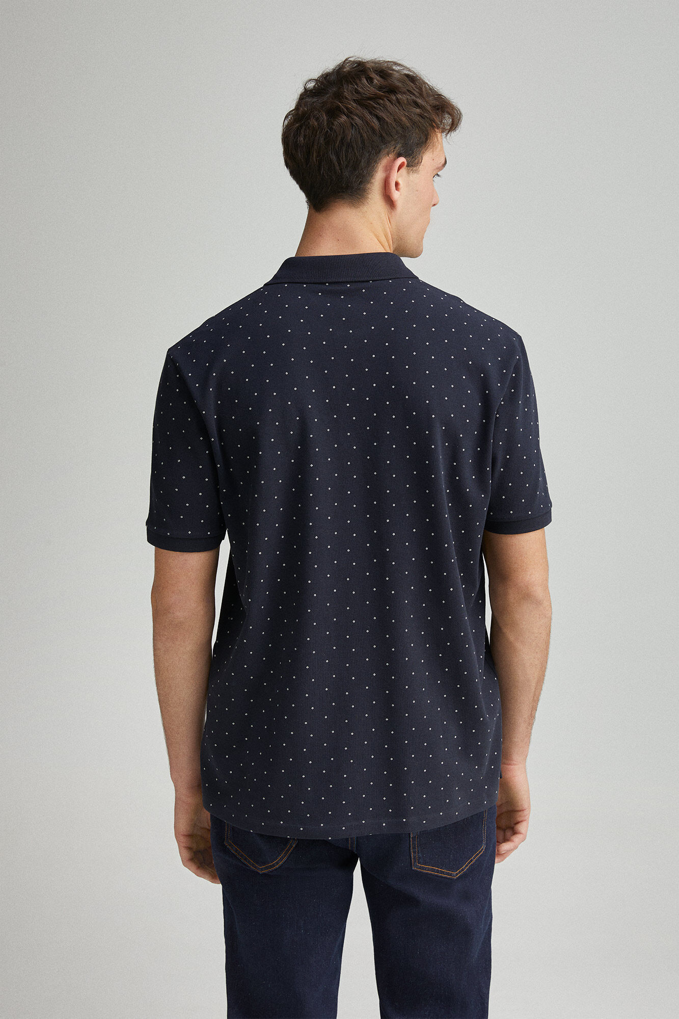 Polo Regular Fit En Piqué Imprimé All-over thumbnail 4