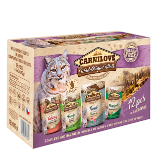 Cat Pouch Multipack (dinde | Canard | Truite | Faisan)