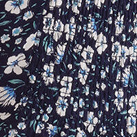 Robe Courte Imprimé À Bretelles Et Volants