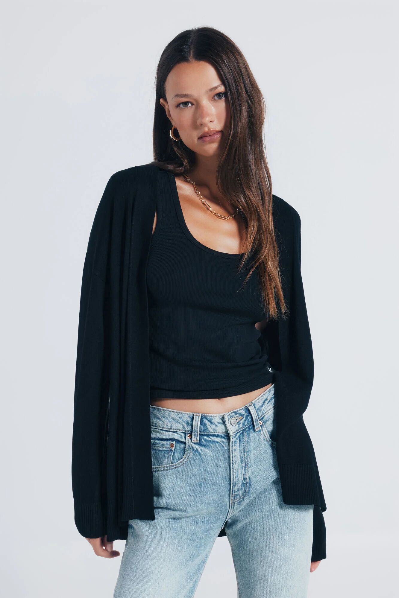 Cardigan Léger Ouvert