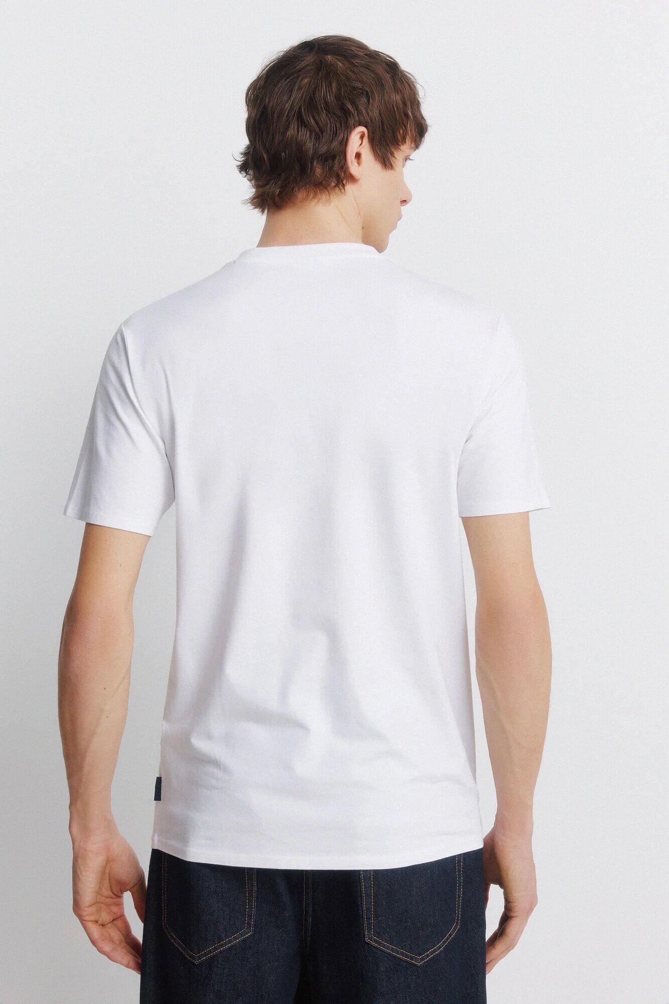 T-shirt En Lycra Col V thumbnail 3