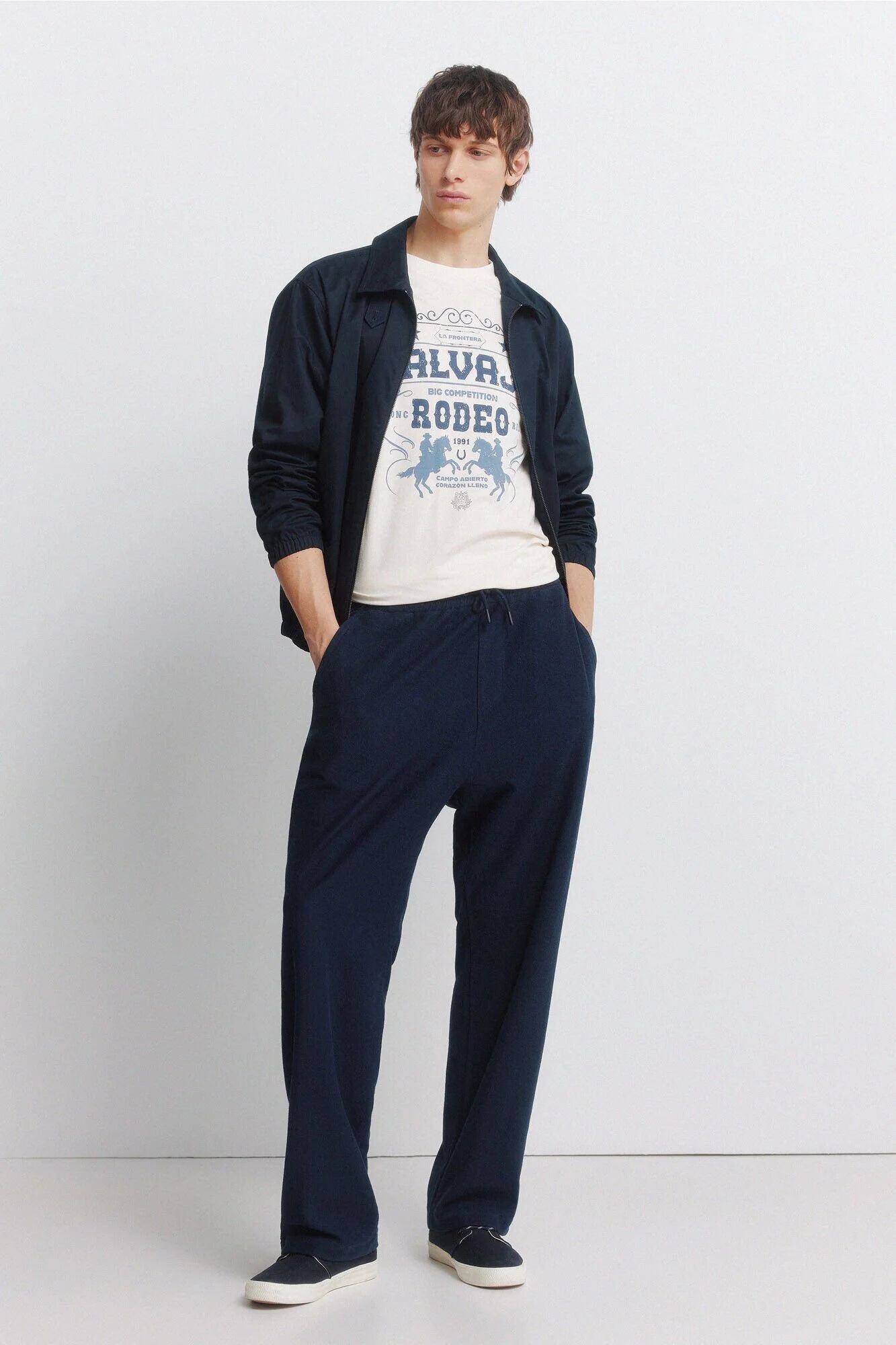 Pantalon Texturé Assorti